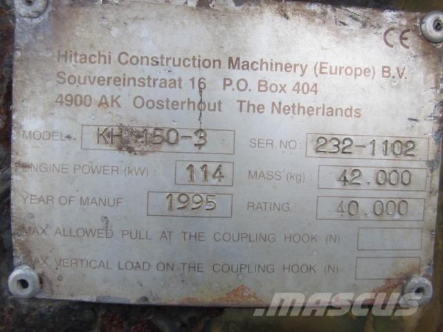Hitachi KH150-3 til ophug Kāpurķēžu ekskavatori