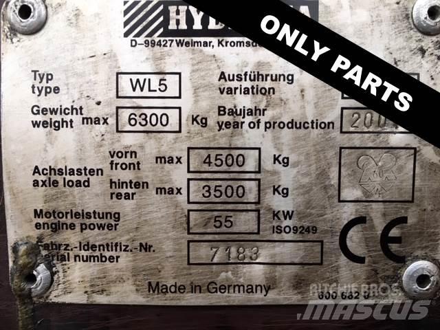 Hydrema WL550B til ophug Iekrāvēji uz riteņiem