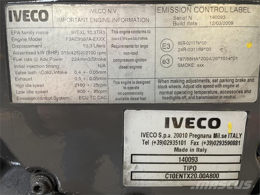 Iveco F3AE9687A motor Dzinēji