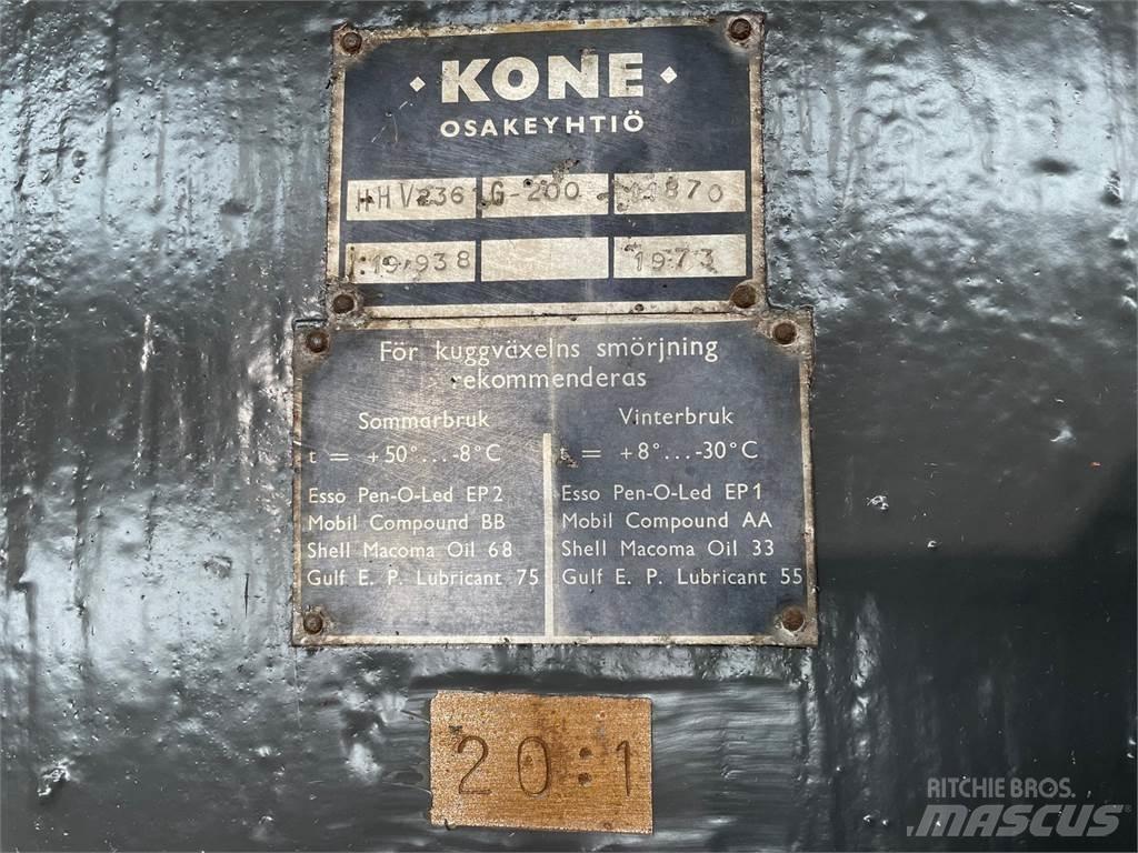 Kone Type HHV236 gear - 20:1 Pārnesumkārbas