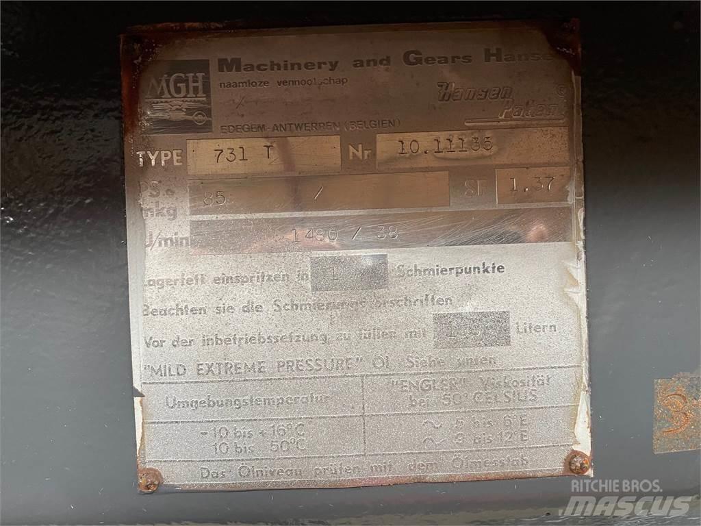  MGH Type 731 T gear - 39:1 Pārnesumkārbas