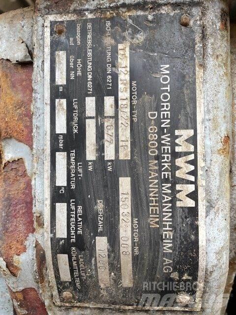 MWM TB12RS 18/22-1E motor Dzinēji