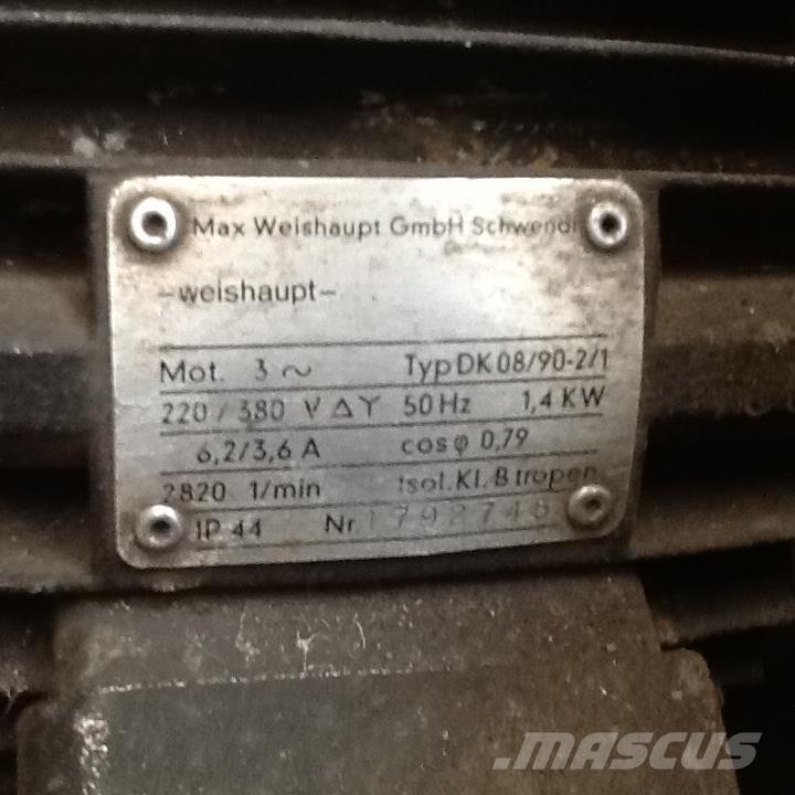  Oliefyr Weishaupt Citas sastāvdaļas