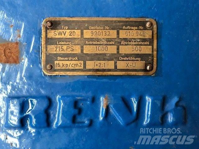 Renk Type SWV20 Pārnesumkārbas