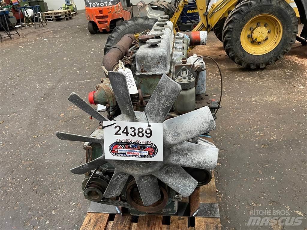 Scania D8L B09 motor. Dzinēji