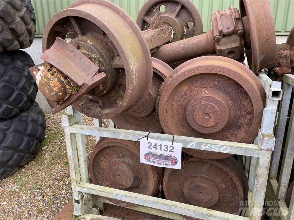 Skinnehjul ø450 mm + flange Riepas, riteņi un diski