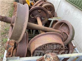  Skinnehjul ø450 mm + flange Riepas, riteņi un diski