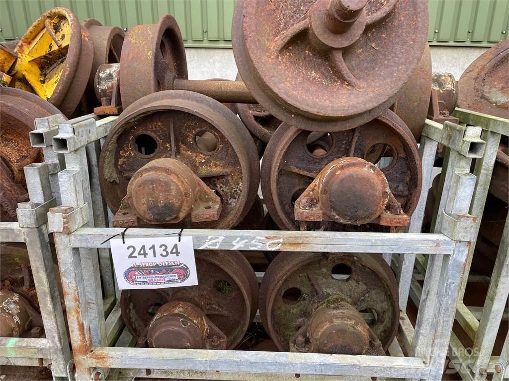 Skinnehjul ø450 mm + flange Riepas, riteņi un diski