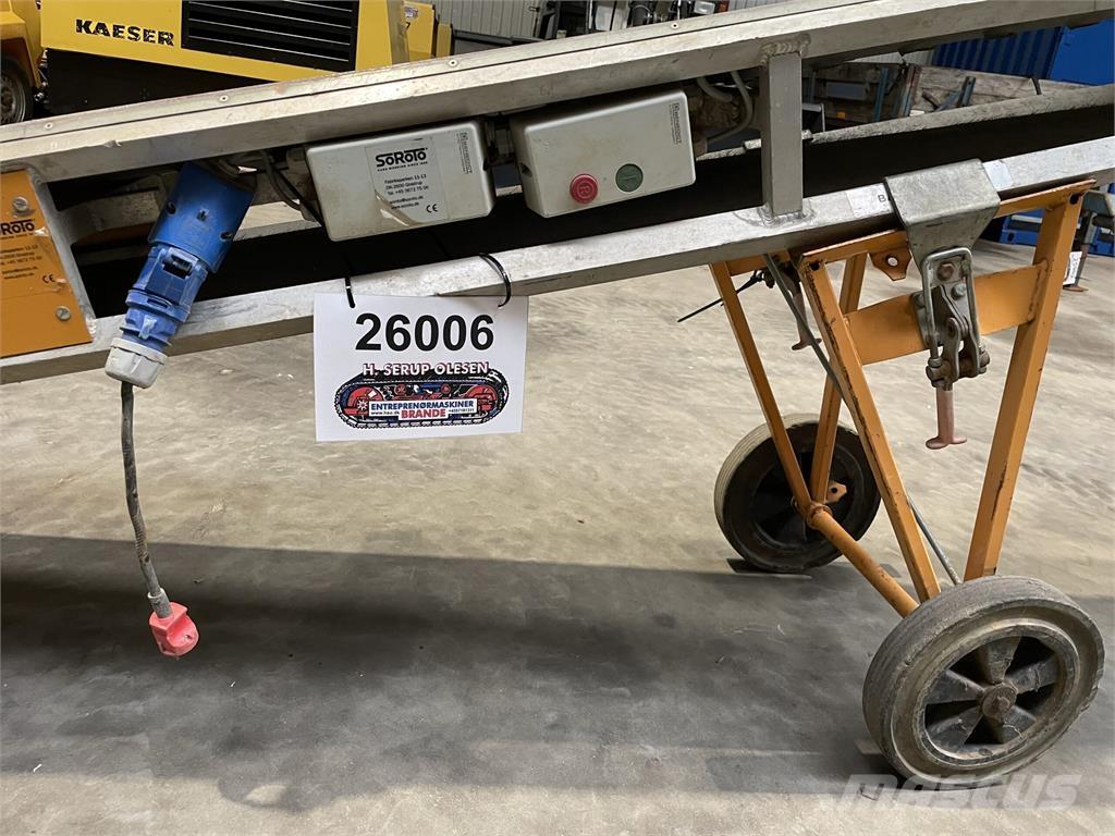  Soroto transportør 4500 mm Atkritumu konveijeri