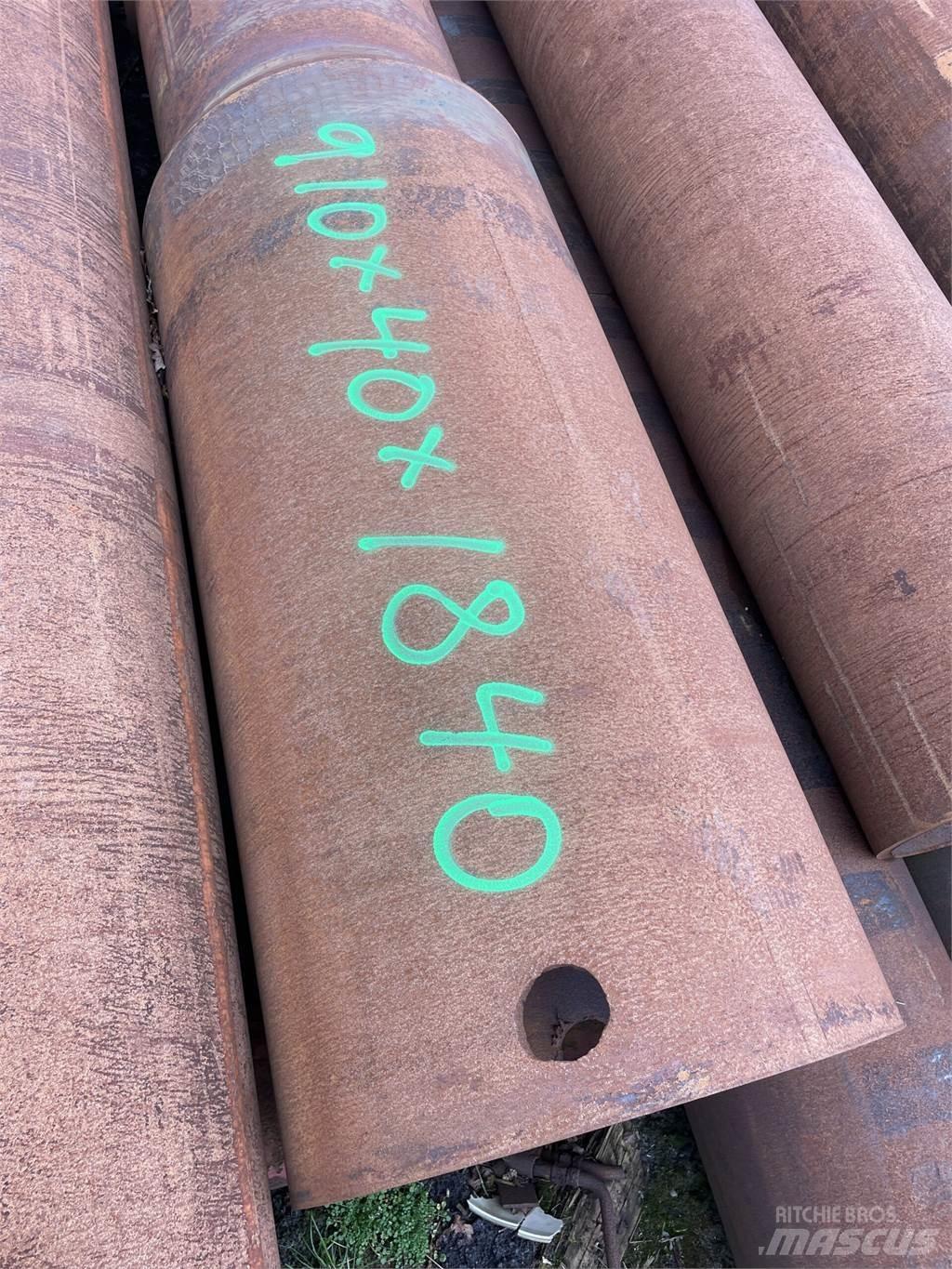  Stålrør ø910x40x1840 mm Cauruļvadu iekārtas