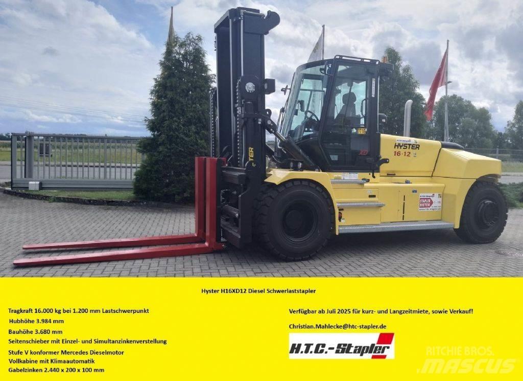 Hyster H16XD12 Tehnika ar dīzeļa dzinēju