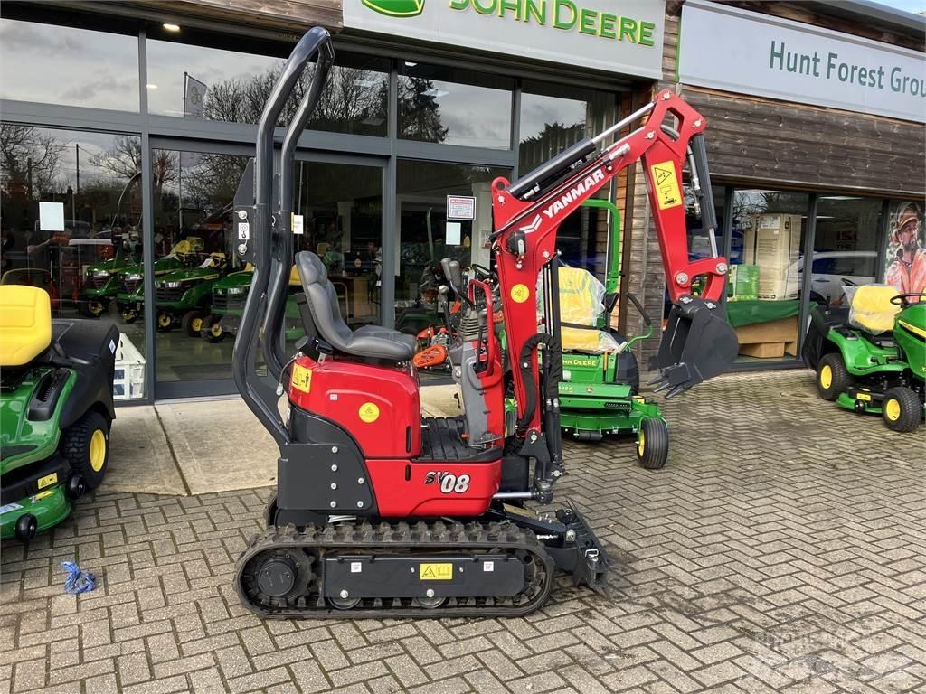 Yanmar SV08 Kāpurķēžu ekskavatori