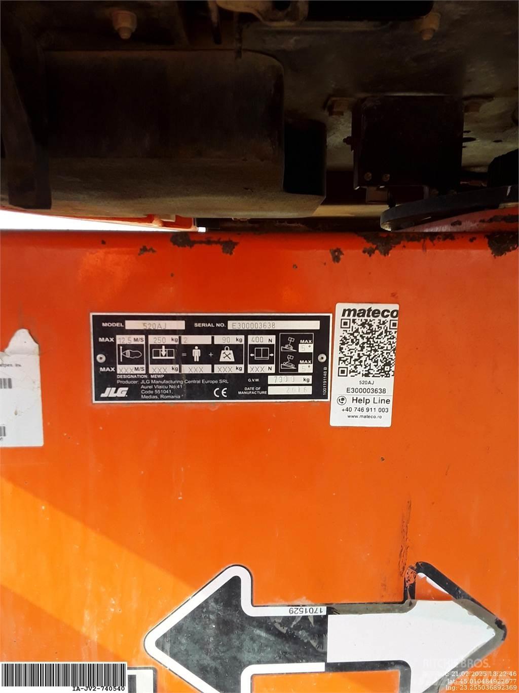 JLG 520AJ Strēles pacēlāji