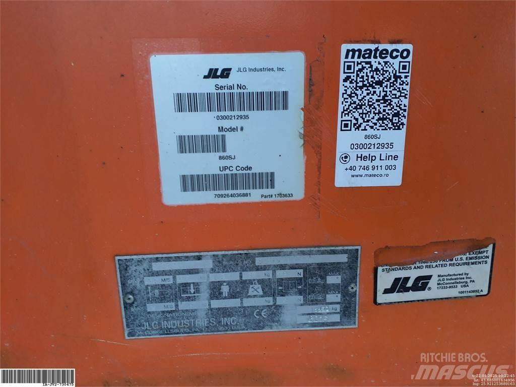 JLG 860SJ Strēles pacēlāji