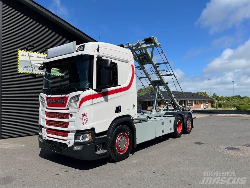 Scania R520 hejs Kabeļu pacēlājs nomontējamām kravas mašīnām