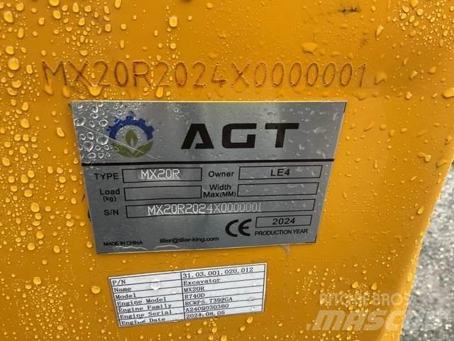 AGT MX20R Kāpurķēžu ekskavatori
