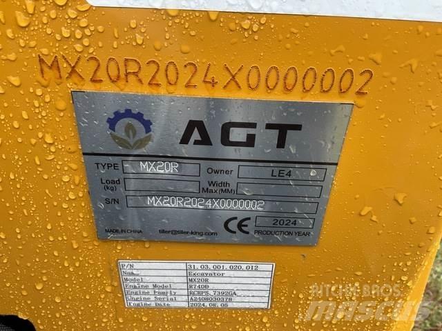AGT MX20R Kāpurķēžu ekskavatori