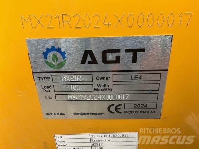 AGT MX21R Kāpurķēžu ekskavatori