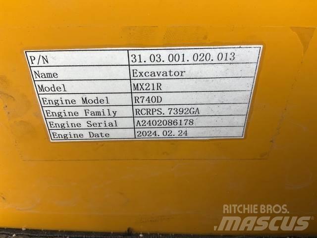 AGT MX21R Kāpurķēžu ekskavatori