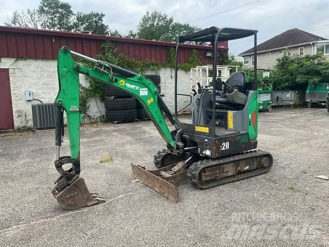 Bobcat E20 Kāpurķēžu ekskavatori
