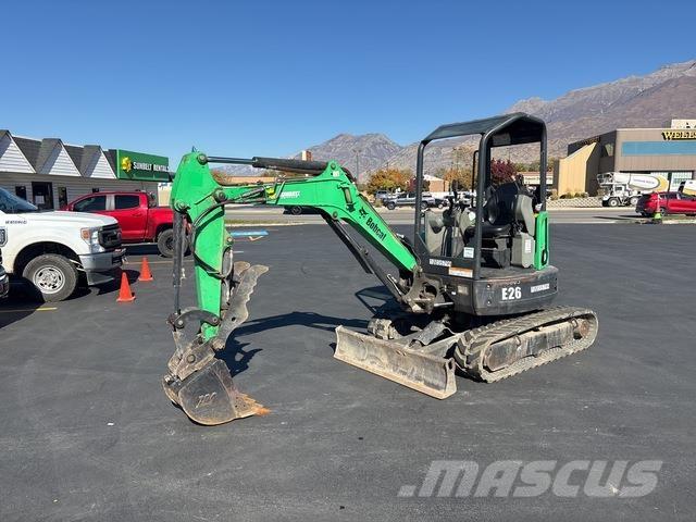 Bobcat E26 Kāpurķēžu ekskavatori