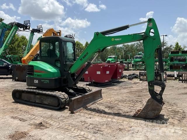Bobcat E50 Kāpurķēžu ekskavatori