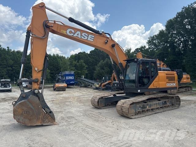 CASE CX260E Kāpurķēžu ekskavatori