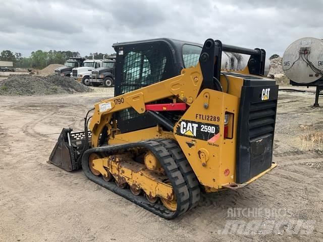 CAT 259D Lietoti riteņu kompaktiekrāvēji