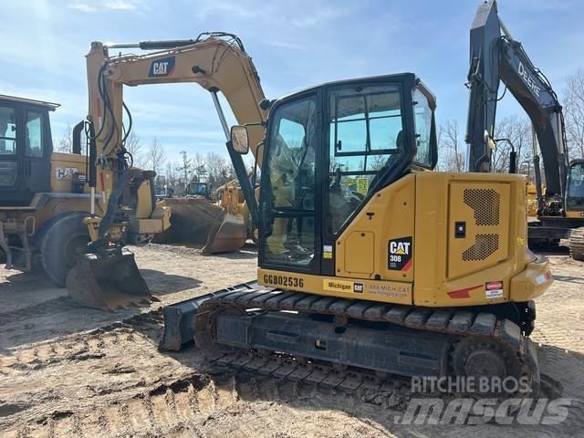 CAT 308CR Kāpurķēžu ekskavatori