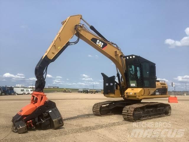 CAT 320DFM Koka šķēlēji, frēzes, šķeldotāji