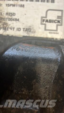 CAT H25D Āmuri/Drupinātāji