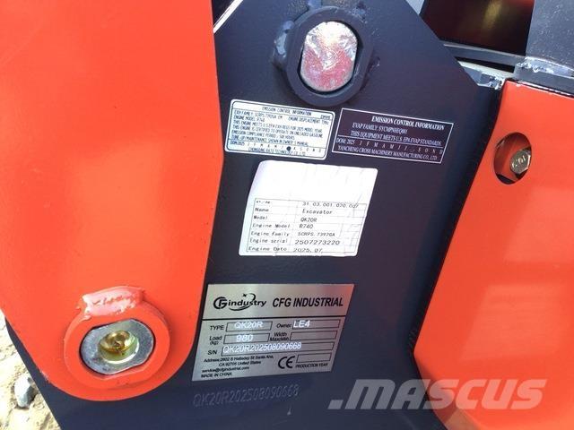 CFG QK20R Kāpurķēžu ekskavatori