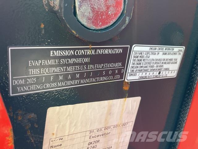 CFG QK20R Kāpurķēžu ekskavatori