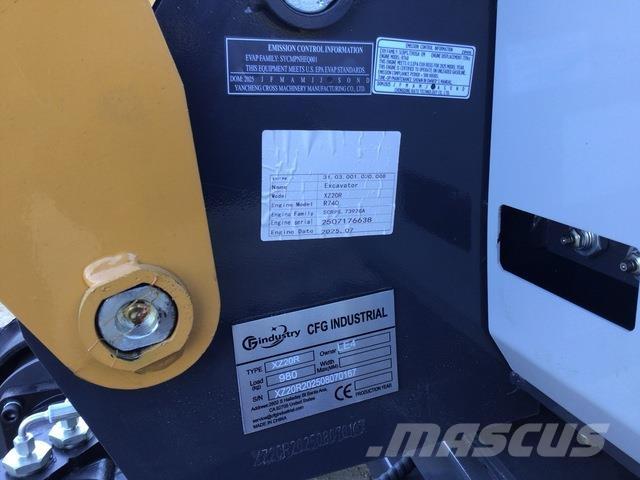 CFG XZ20R Kāpurķēžu ekskavatori