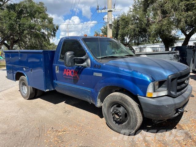 Ford F-350 Vieglais kravas automobilis/izkraušana no sāniem