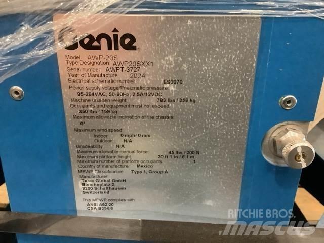 Genie AWP-20S Vertikālie pacēlāji