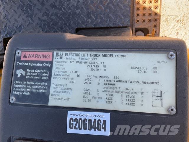 Hyster E40XM Elektriskie iekrāvēji