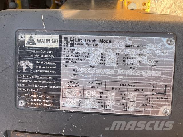 Hyster E65Z-40 Elektriskie iekrāvēji