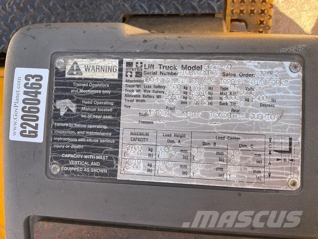 Hyster E65Z-40 Elektriskie iekrāvēji