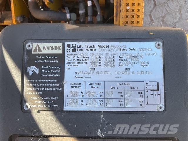 Hyster E65Z-40 Elektriskie iekrāvēji