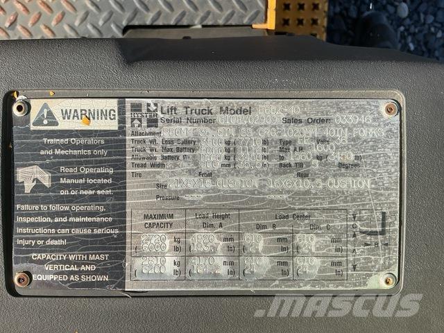 Hyster E65Z-40 Elektriskie iekrāvēji