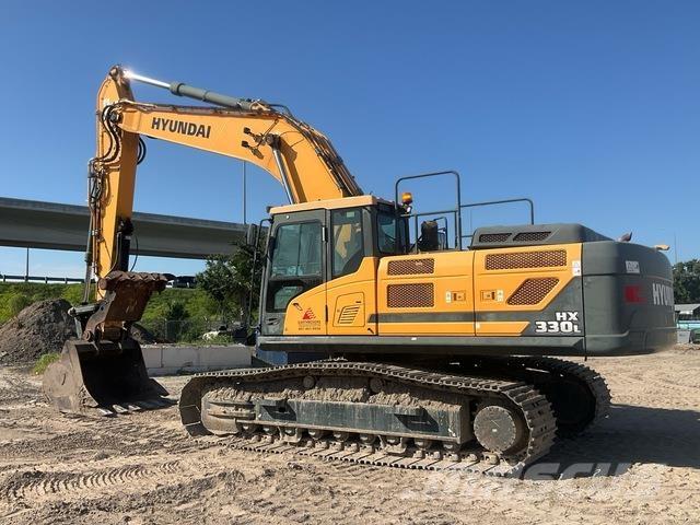 Hyundai HX330L Kāpurķēžu ekskavatori