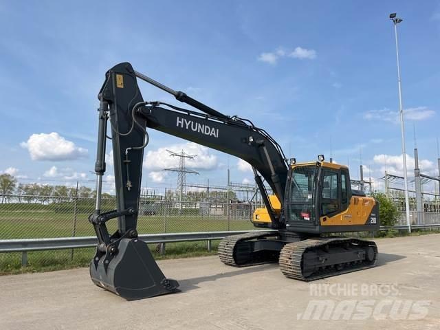 Hyundai R210 Kāpurķēžu ekskavatori