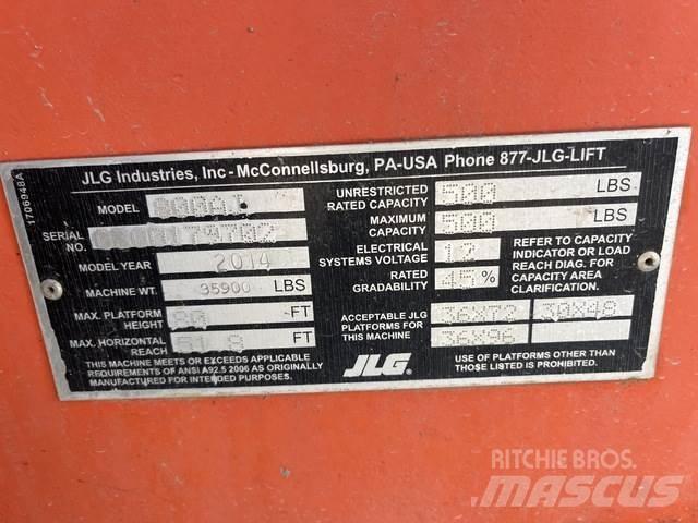 JLG 800 AJ Strēles pacēlāji