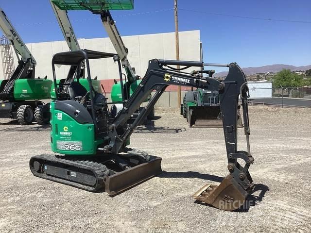 John Deere 26G Kāpurķēžu ekskavatori