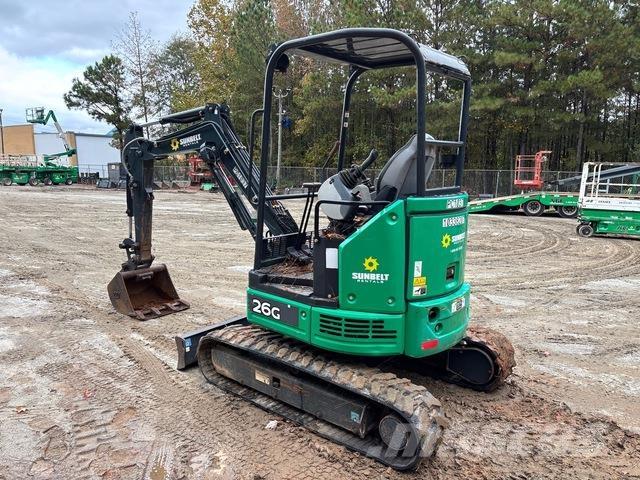 John Deere 26G Kāpurķēžu ekskavatori