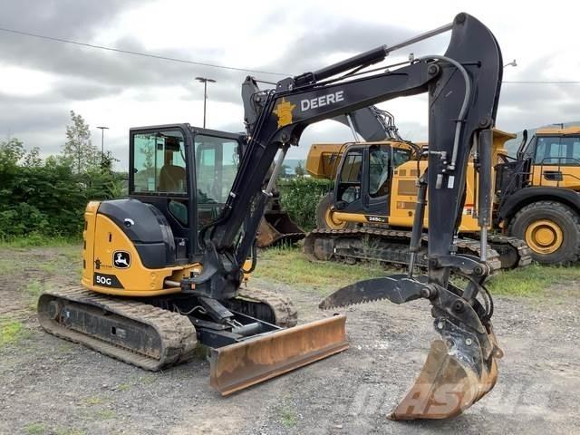 John Deere 50G Kāpurķēžu ekskavatori
