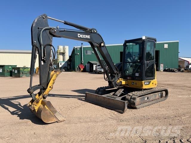 John Deere 50G Kāpurķēžu ekskavatori