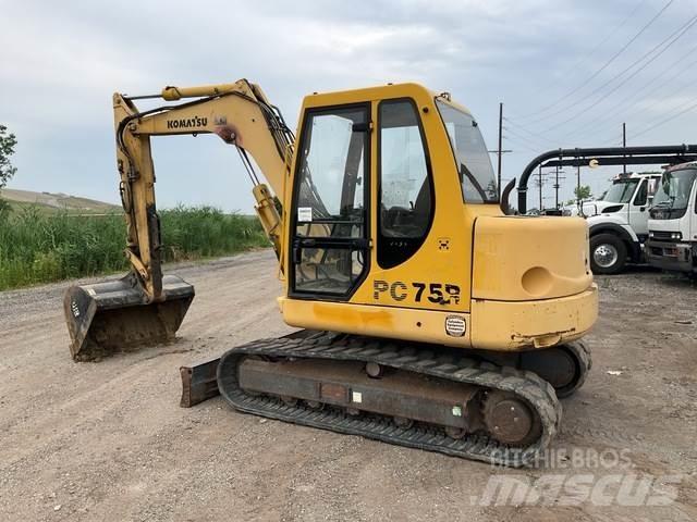 Komatsu PC75R Kāpurķēžu ekskavatori