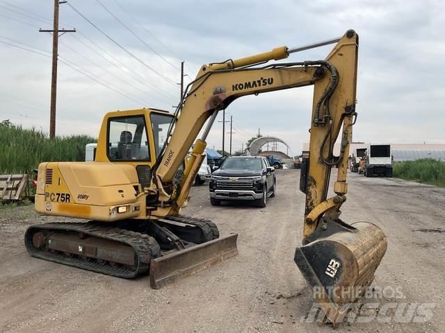 Komatsu PC75R Kāpurķēžu ekskavatori